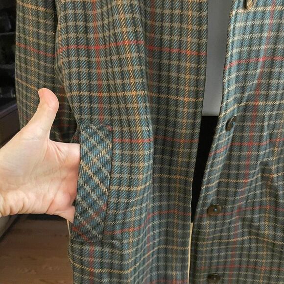 Vintage Avoca Collection Ireland Made Handwoven Lined Wool Plaid Jacket Medium - Picture 8 of 12
